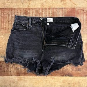 Abercrombie Distressed Ultra High Rise Mom Short